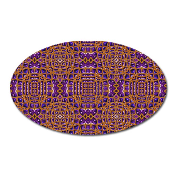 Background Image Decorative Oval Magnet