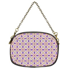 Background Image Tile Geometric Chain Purse (two Sides) by Pakrebo