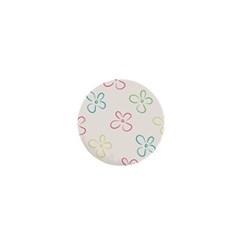 Flower Background Nature Floral 1  Mini Buttons by Mariart