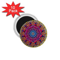 Background Fractals Surreal Design 3d 1.75  Magnets (10 pack) 