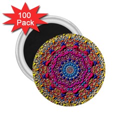 Background Fractals Surreal Design 3d 2.25  Magnets (100 pack) 