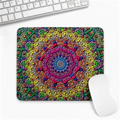 Background Fractals Surreal Design 3d Large Mousepads