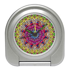 Background Fractals Surreal Design 3d Travel Alarm Clock