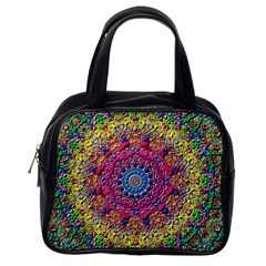 Background Fractals Surreal Design 3d Classic Handbag (One Side)