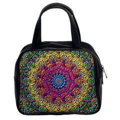 Background Fractals Surreal Design 3d Classic Handbag (Two Sides)