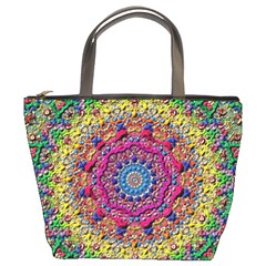 Background Fractals Surreal Design 3d Bucket Bag