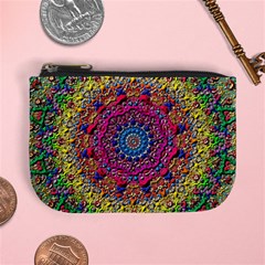 Background Fractals Surreal Design 3d Mini Coin Purse