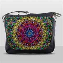 Background Fractals Surreal Design 3d Messenger Bag