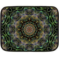 Fractal  Background Graphic Double Sided Fleece Blanket (mini)  by Pakrebo