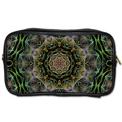 Fractal  Background Graphic Toiletries Bag (one Side) by Pakrebo