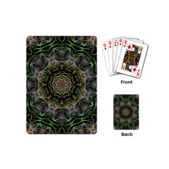 Fractal  Background Graphic Playing Cards (mini)