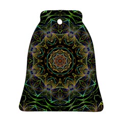 Fractal  Background Graphic Bell Ornament (two Sides) by Pakrebo