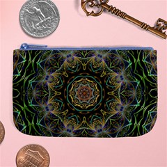 Fractal  Background Graphic Large Coin Purse by Pakrebo