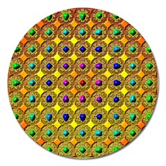 Background  Kaleidoscope Magnet 5  (Round)