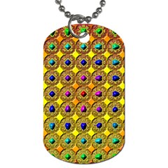 Background  Kaleidoscope Dog Tag (One Side)