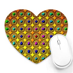 Background  Kaleidoscope Heart Mousepads