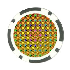 Background  Kaleidoscope Poker Chip Card Guard