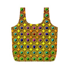 Background  Kaleidoscope Full Print Recycle Bag (M)