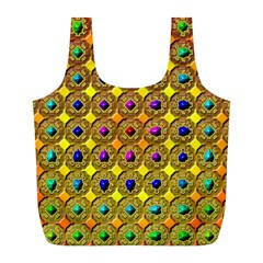 Background  Kaleidoscope Full Print Recycle Bag (L)