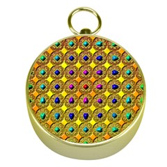 Background  Kaleidoscope Gold Compasses