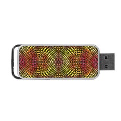 Pattern Background Portable Usb Flash (one Side) by Pakrebo