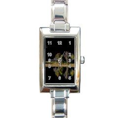 Soi Ball Symmetry Scenery Reflect Rectangle Italian Charm Watch by Pakrebo