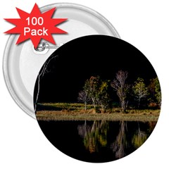 Soi Ball Symmetry Scenery Reflect 3  Buttons (100 Pack)  by Pakrebo