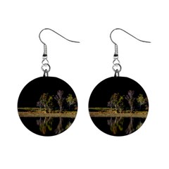 Soi Ball Symmetry Scenery Reflect Mini Button Earrings by Pakrebo