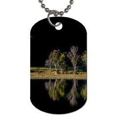 Soi Ball Symmetry Scenery Reflect Dog Tag (one Side) by Pakrebo