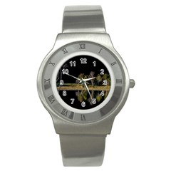 Soi Ball Symmetry Scenery Reflect Stainless Steel Watch by Pakrebo