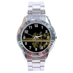 Soi Ball Symmetry Scenery Reflect Stainless Steel Analogue Watch by Pakrebo