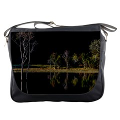 Soi Ball Symmetry Scenery Reflect Messenger Bag by Pakrebo