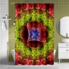 Tile Background Image Pattern Shower Curtain 48  X 72  (small)  by Pakrebo