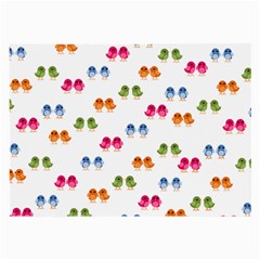 Tweet-hearts Pattern Large Glasses Cloth (2-side) by WensdaiAmbrose