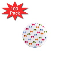 Tweet-hearts Pattern 1  Mini Magnets (100 Pack)  by WensdaiAmbrose