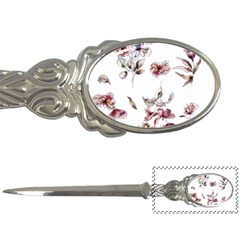 Purple Flowers Bring Cold Showers Letter Opener by WensdaiAmbrose