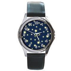 Twinkle Round Metal Watch by WensdaiAmbrose