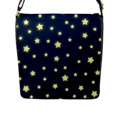 Twinkle Flap Closure Messenger Bag (l) by WensdaiAmbrose