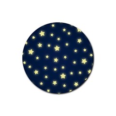 Twinkle Rubber Coaster (round)  by WensdaiAmbrose