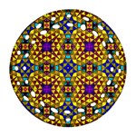 Tile Background Image Graphic Abstract Round Filigree Ornament (Two Sides) Back