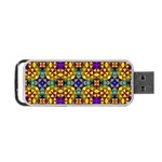 Tile Background Image Graphic Abstract Portable USB Flash (One Side) Front