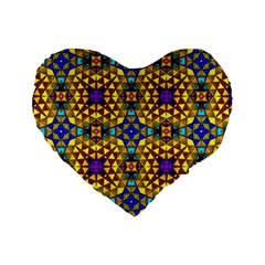 Tile Background Image Graphic Abstract Standard 16  Premium Heart Shape Cushions by Pakrebo