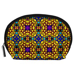 Tile Background Image Graphic Abstract Accessory Pouch (large) by Pakrebo