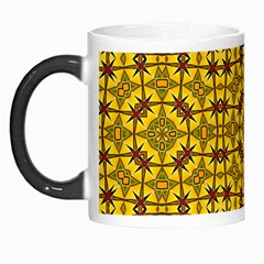 Tile Background Image Graphic Yellow Morph Mugs by Pakrebo