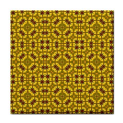 Tile Background Image Graphic Yellow Face Towel