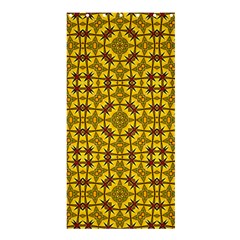 Tile Background Image Graphic Yellow Shower Curtain 36  X 72  (stall) 