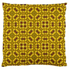 Tile Background Image Graphic Yellow Large Flano Cushion Case (one Side) by Pakrebo