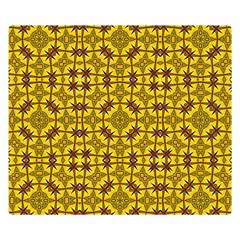 Tile Background Image Graphic Yellow Double Sided Flano Blanket (small)  by Pakrebo