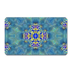 Tile Background Image Graphic Magnet (rectangular) by Pakrebo