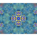 Tile Background Image Graphic Deluxe Canvas 14  x 11  (Stretched) 14  x 11  x 1.5  Stretched Canvas